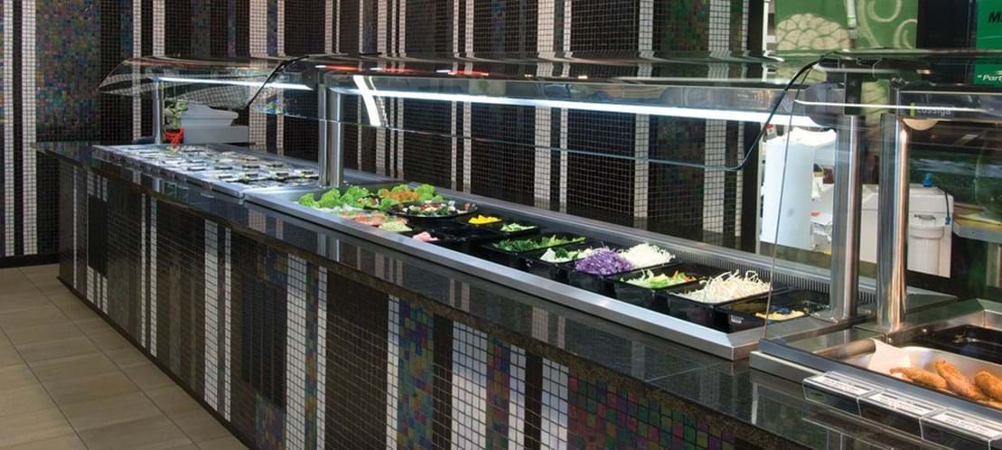 Flexible and economical food display